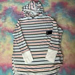Free Press Hooded Loungewear Striped Small